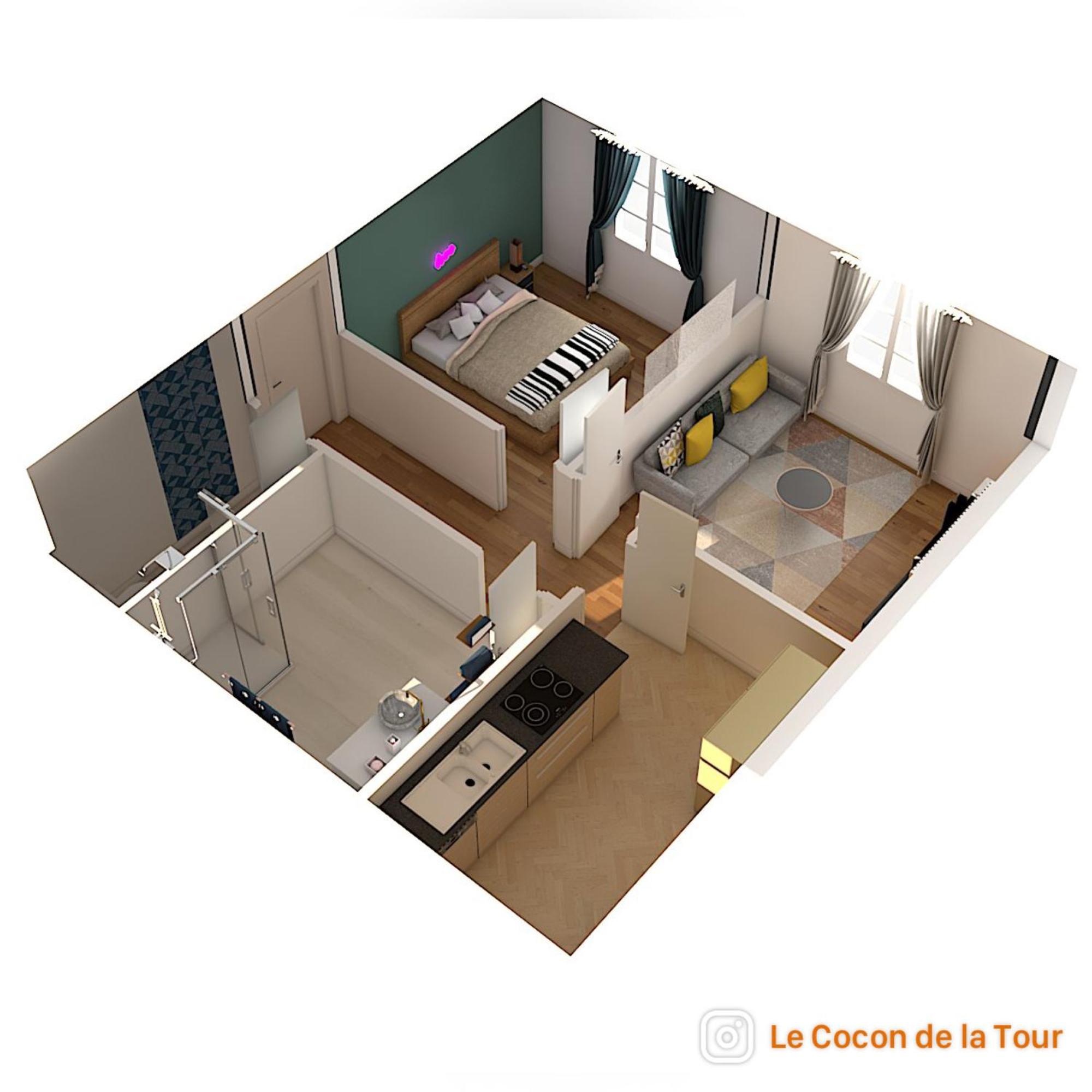 Ferienwohnung Le Cocon De La Tour -Vip-Compiegne-Hyper Centre Exterior foto
